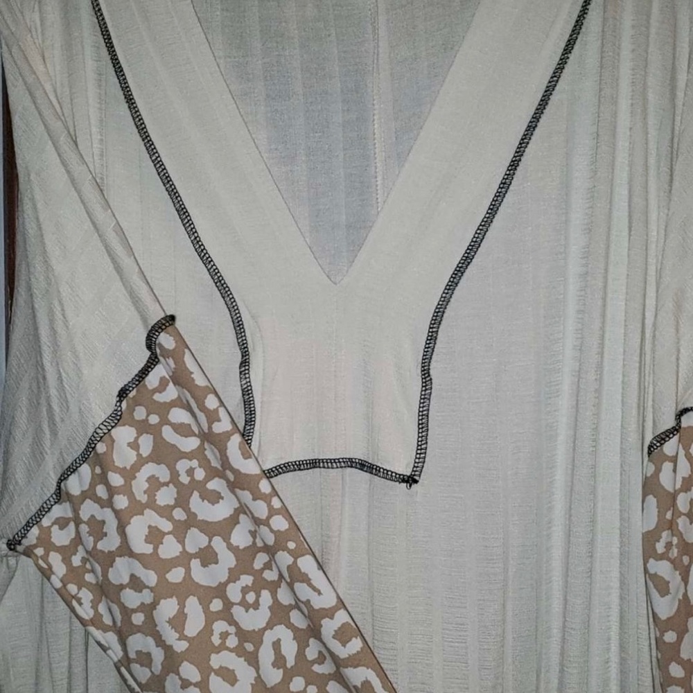 Plus White Blouse